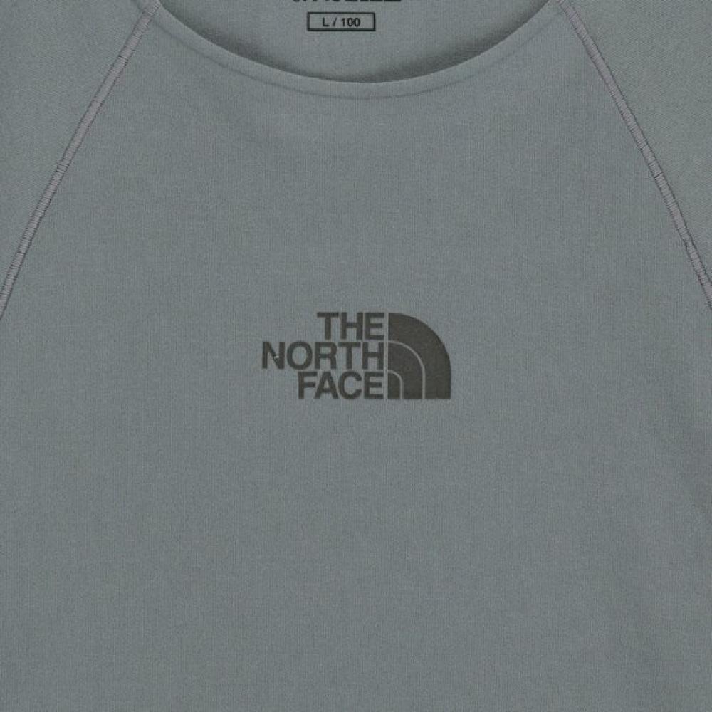 The North Face White Label Speed On lOng Sleeve Round Tee Gray Nt7tr53k