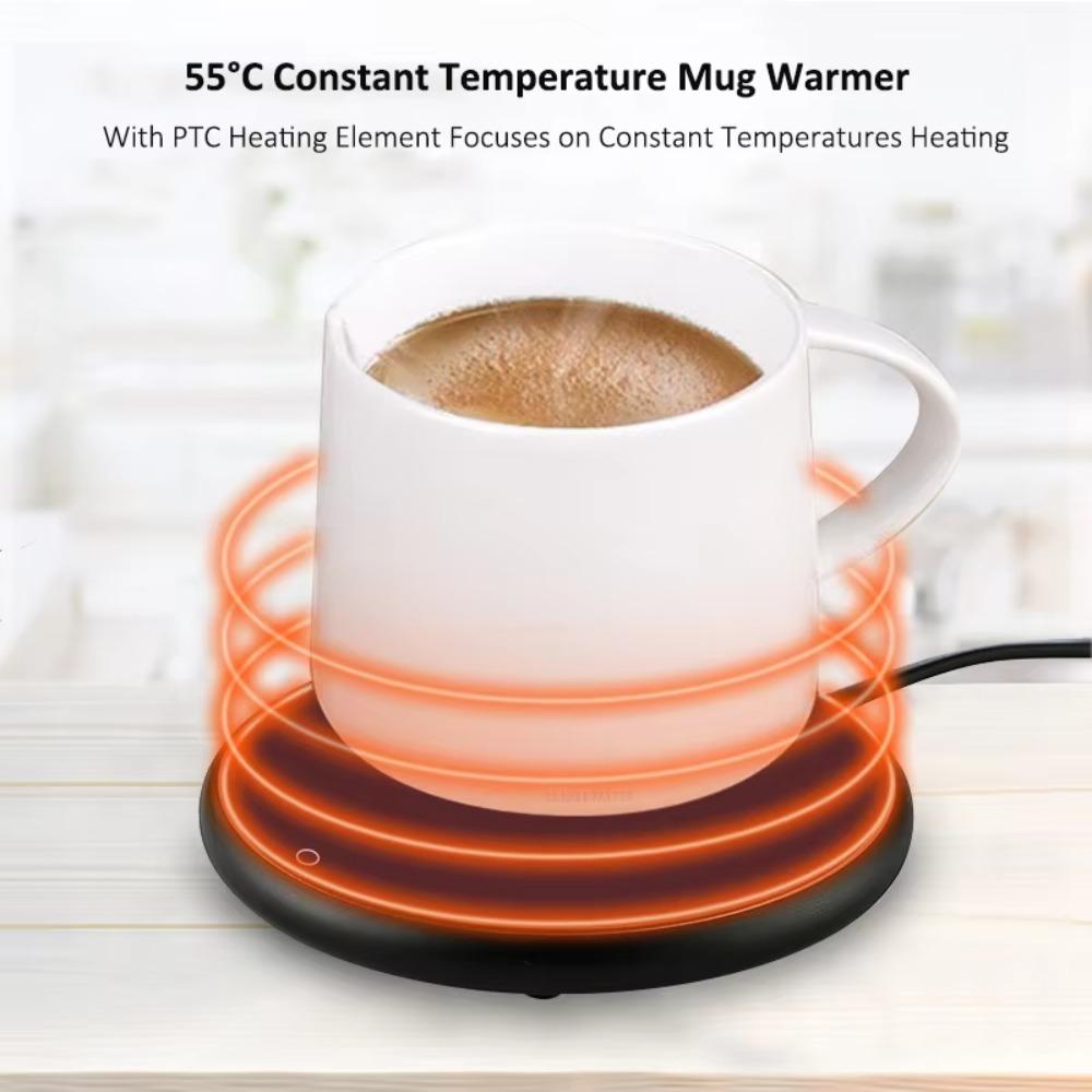 Energy Saving Electric Coffee Cup Heater USB Charging Cup Heating Pad Thermostatic Coaster Winter