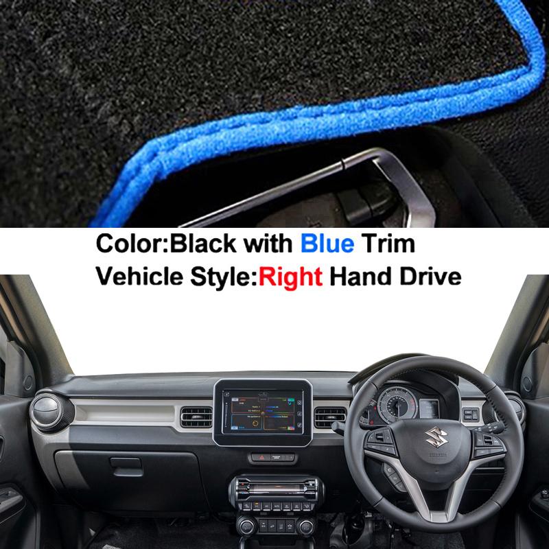For Suzuki Ignis 2016 - 2024 Center Console Protector Carpet Dashmat Sun-shade Accessories Car Dashboard Cover