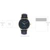 Casio Analog Watch Black Leather 46x40x8.2mm Quartz Movement