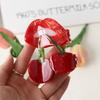 Korean Style Cherry Hair Claw Cute Geometry Shark Clip Lovely Fruit Gripper  Daily