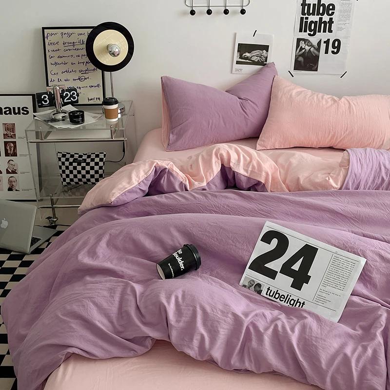 

Bedding Comforter Sets Duvet Cover Bedsheets Set With Pillowcase Bedding Linens Set For Queen/King Bed Edredones De Cama Single 3pcs 150x200