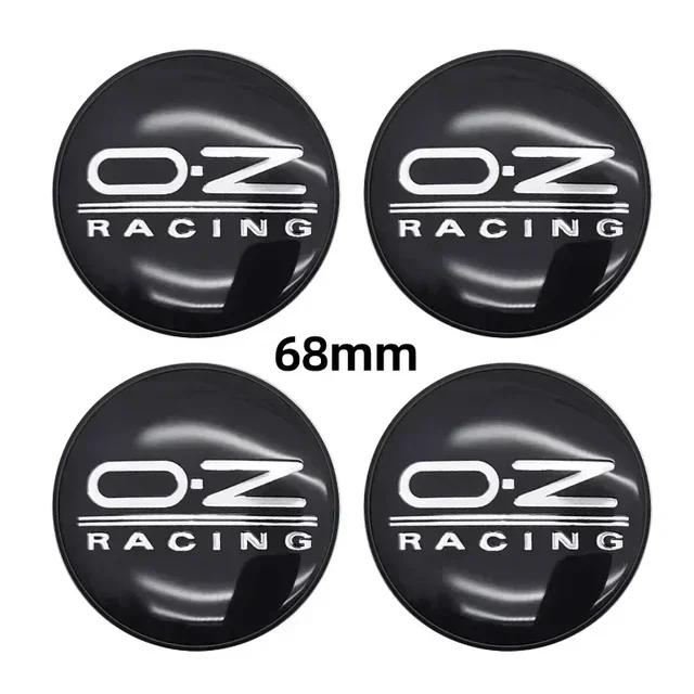 4pcs Car Wheel Hub Center Caps 56mm 60mm 68mm 65mm  For Rim Cover Auto OZ Logo Badge Emblem Exterior Styling Accessories