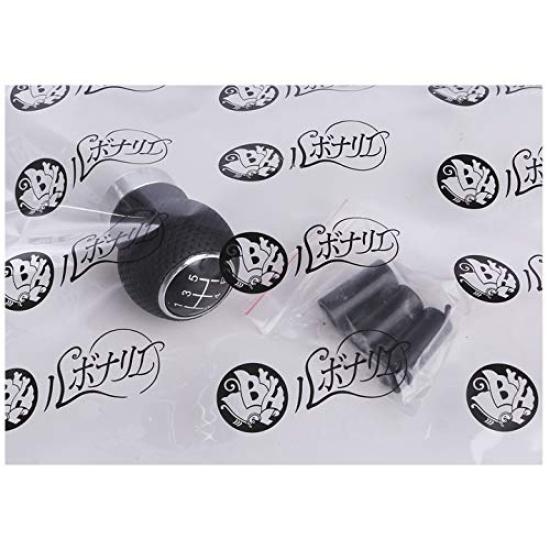 Rubonarie Shift Knob Shift Pattern Car Gear Black MT Shifter Shift Knob Lever 5-Speed (Black, 5-Speed)