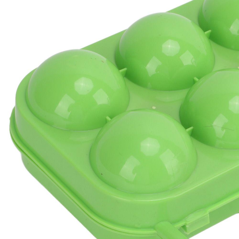 3 Pcs Sturdy Shockproof Egg Storage Carrier ABS Egg Container Egg Organizer Box  Outdoor Camping