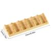 Scented Oil Organizer 6 Slots Wooden Oil Storage Shelf Tabletop Display Holder Oil Rack For Organizing Displaying Fragrance Oils