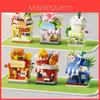 Miniature Street View Puzzle Building Blocks Assembled Toys For Kids And Adults