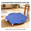 Low-Slung Children's Balance Scooter Sturdy Ride-Along Board with Caster