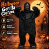 Kostium Gorilli na Halloween dla Dorosłych King Kong Małpa Pełny Zestaw Kombinezon Śmieszny Imprezowy Przebranie Cosplay Występ Sceniczny Karnawałowy Garnitur