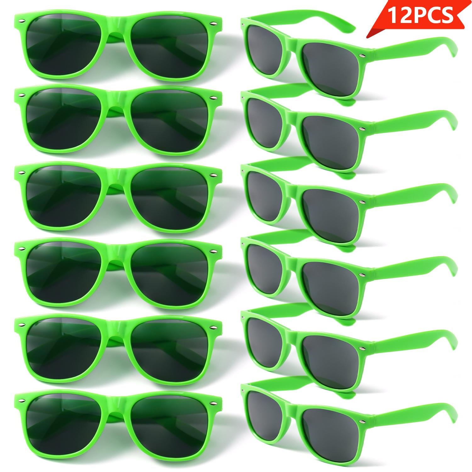 

Premium 12pcs Fashionable Y2K Rectangular sun glasses with Full Frame Suitable for Daily Leisure and Activities