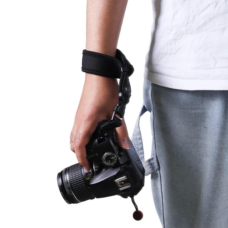 Universal Neoprene Camera Wrist Strap Soft Hand Grip For Sony Zv1 Rx100 A6000 Dslr Mirrorless
