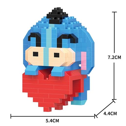 Disney Anime Prinzessin Bausteine Stitch Mickey Mouse Mini Action Spielfiguren Blöcke Spielzeug Ziegel Zusammenbauen Spielzeug Kinder Geschenke