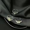 [Ice Jade Wrapped Branches] National Style Open Ring French Premium Sense Stacked Women Wearing Niche Rose Rings