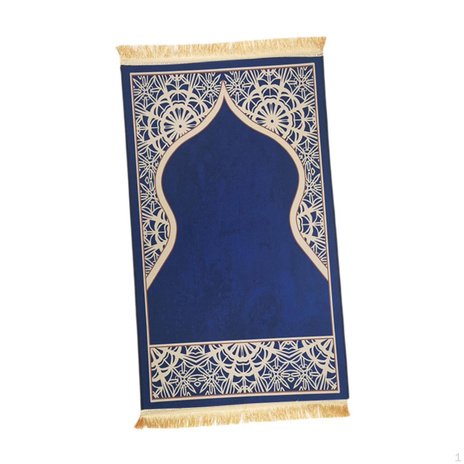 

Мусульманский молитвенный коврик подарочный исламский коврик для гостиной храм синий