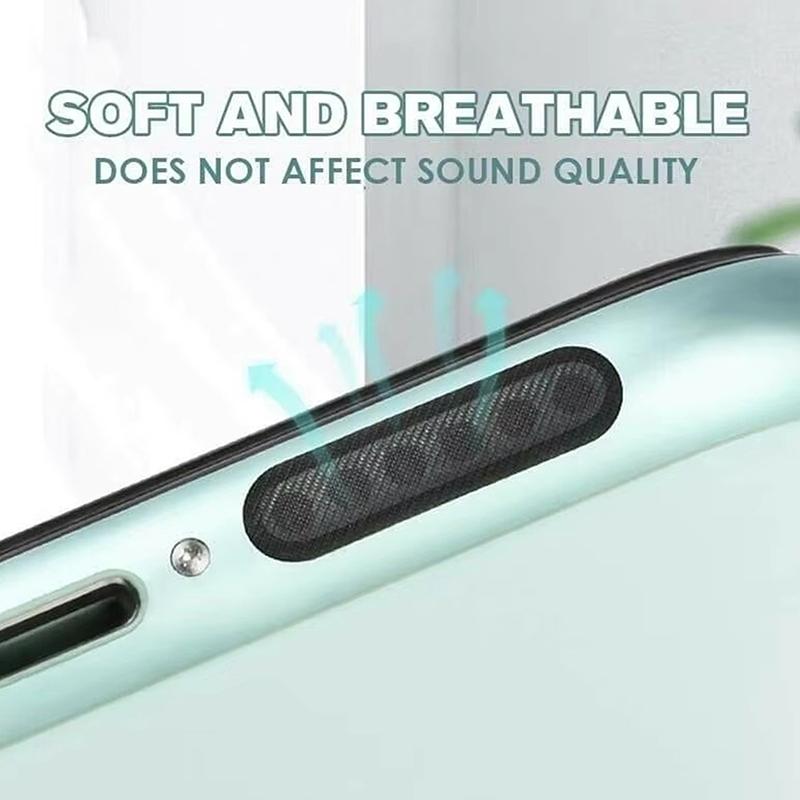 100Pcs Universal Phone Tablet Speaker Earpiece Net Anti Dust Proof Mesh Sticker Waterproof Earpiece Sticker Speaker Mesh