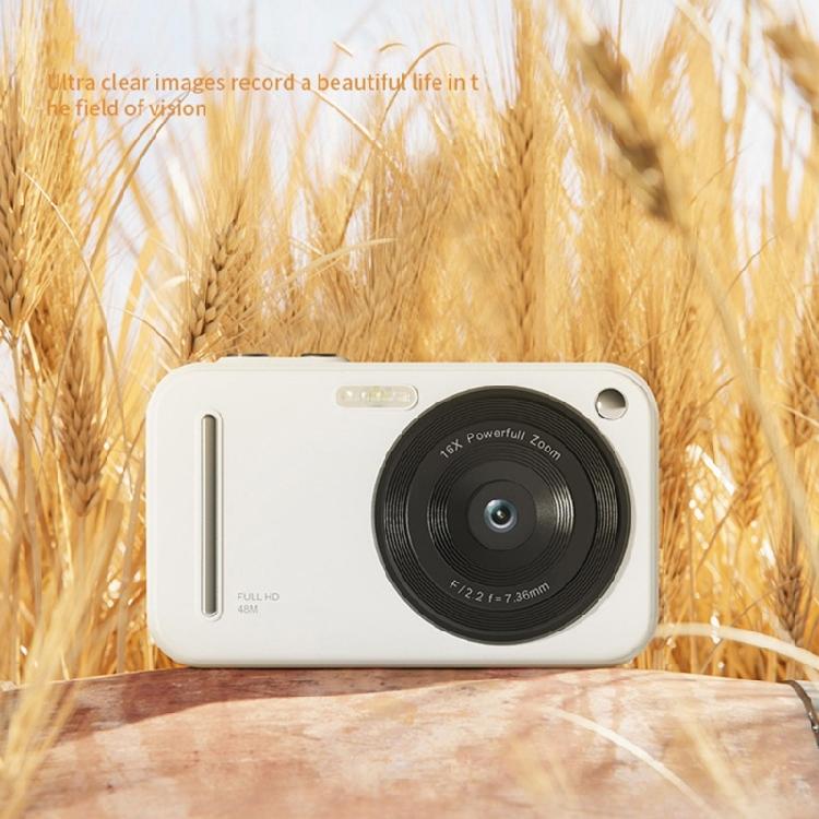 Mini CMOS Digital Camera 48MP Auto Focusing 2.4Inch Display Shockproof Photos and Video For Kids Beginner Creative