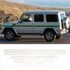 Nerezové lišty krytu karoserie bočních dveří auta, vnější doplňky pro Mercedes-Benz G-Class W463 2004-2018