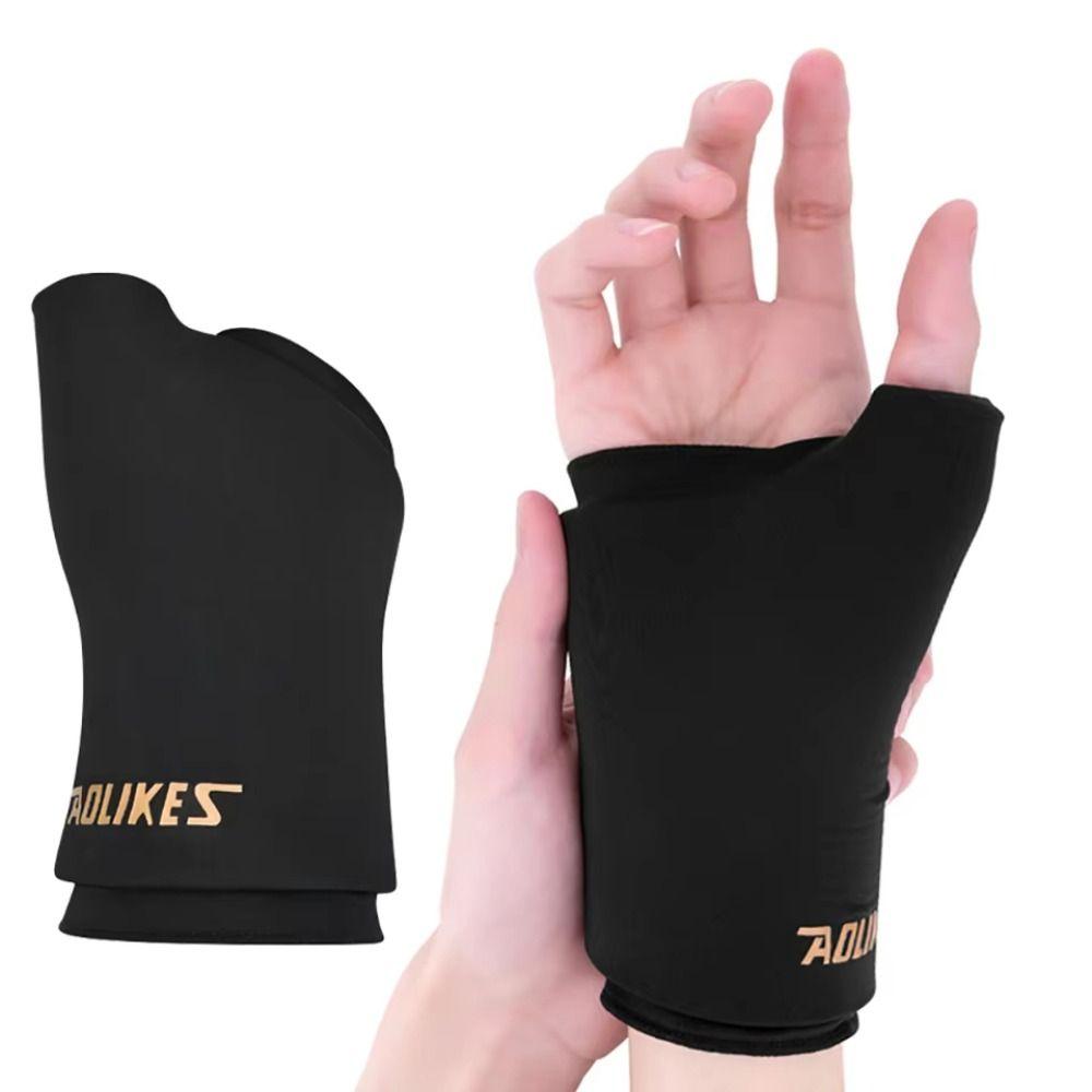 Adjustable Protective Immobilizer For Thumb Black Sports Wristband New Splint Fractures  Men Women