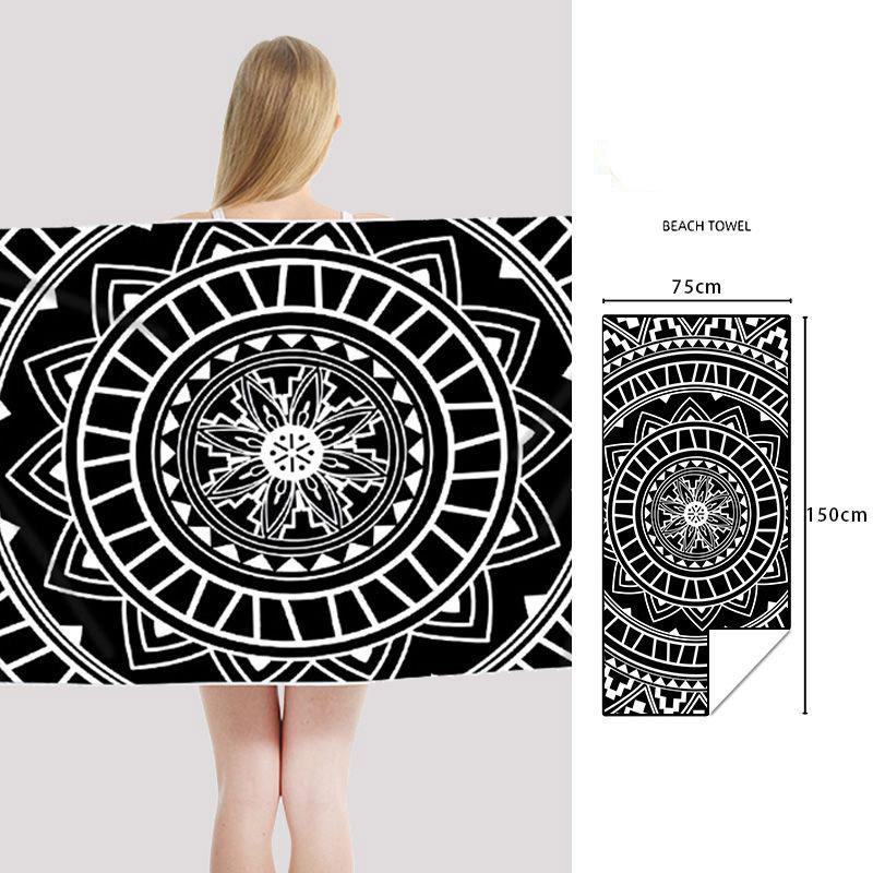 

Explosive Digital Heat Transfer Printing Beach Towel Absorbent Quick Dry Microfiber Beach Towel Travel Gym Handtuch Toalla Playa W40*H60(CM)