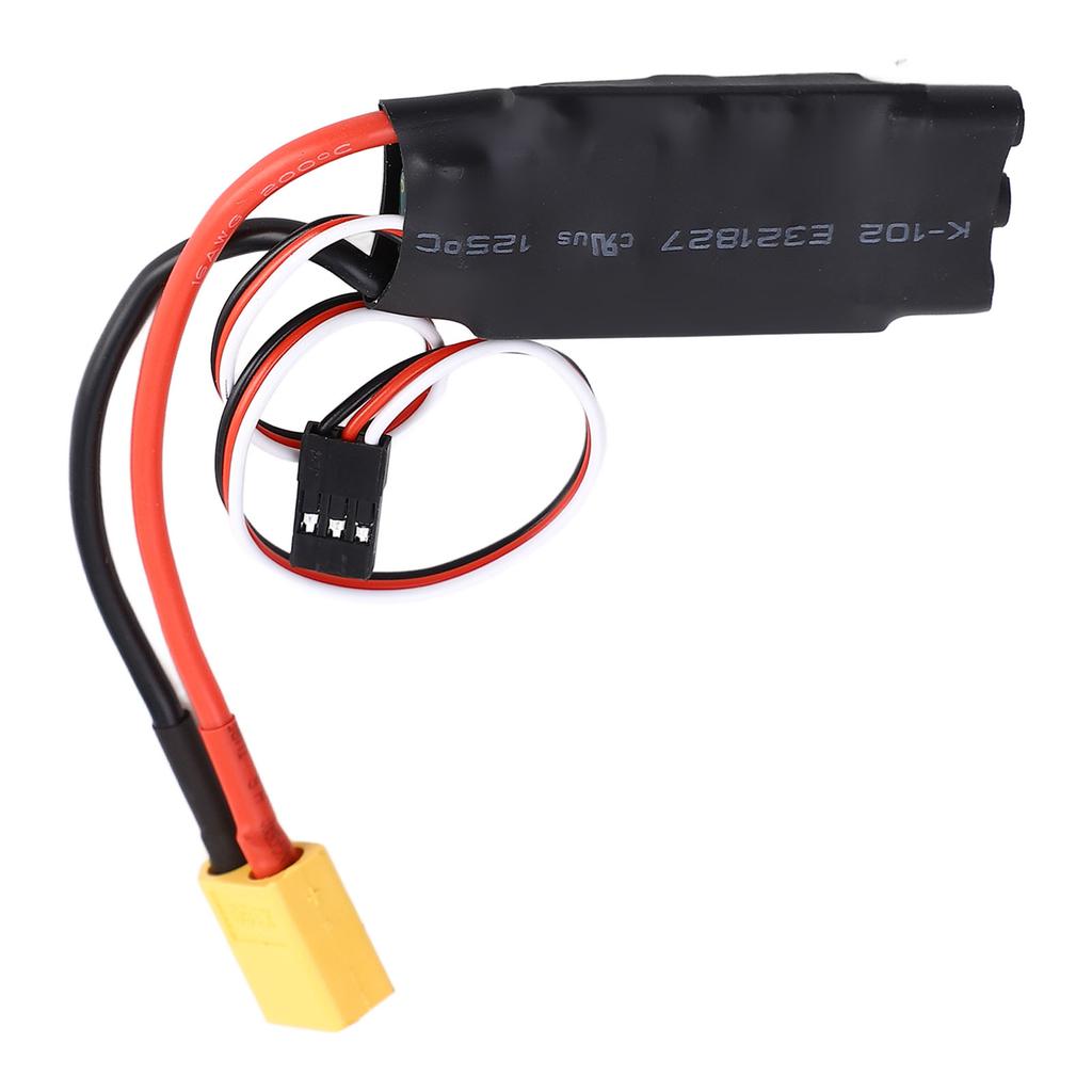 30A ESC Bezkartáčový regulátor otáček s XT60 3,5mm konektory pro RC letadla s pevnými křídly, kvadrokoptéry, helikoptéry