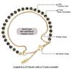 Koai Cut Black October Power Stone Bracelet for Women Tourmaline, Birthstone, Double-Layer