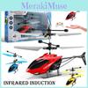 Helicóptero de Indução Infravermelha com Controle Remoto Recarregável por USB Aeronave Voadora Presente de Natal para Criança