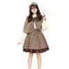 New plaid skirt sweet little children co daily sweet sister cute girl