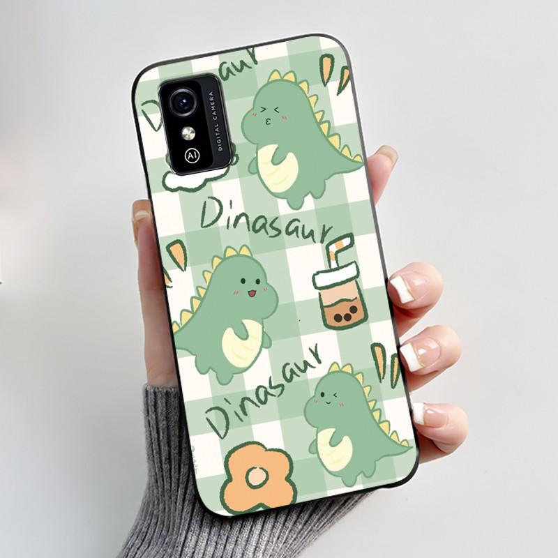 Cute Cartoon Case For ZTE Blade L9 Fundas Capa Printing Shell Protective Cover Soft Silicone Black Casing Shockproof Coque