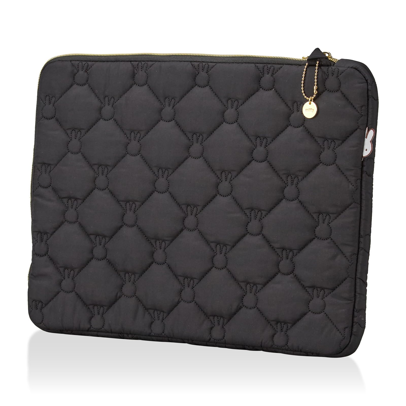 

Квілтова плоска косметичка з брелоком Чохол для iPad Чохол для ПК Miffy Чорний Квілтовий [Hapitas] Жіночий B301.