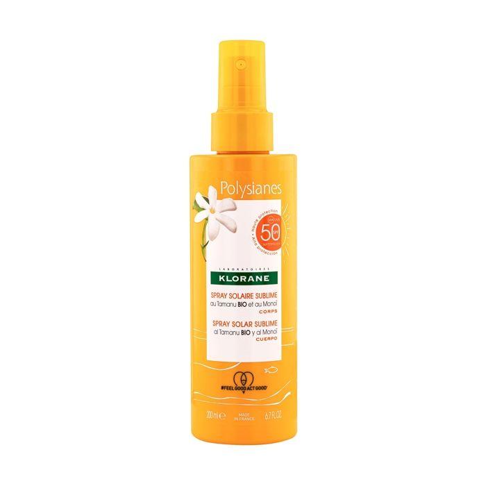 Spray solaire - Klorane - Monoï &amp; Tamanu - SPF50 - Waterproof - 200ml