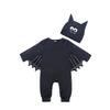 European & American Baby Bat Hooded Romper Set: Boys & Girls Onesie Jumpsuit (2-Piece).