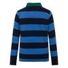 Lazy Jacks Boys Contrast Striped Rugby Shirt