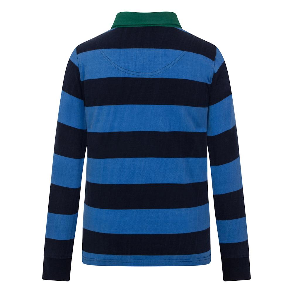 Lazy Jacks Boys Contrast Striped Rugby Shirt