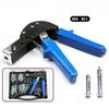 1 Set Hollow Drive Wall AnchorGun, Hollow Wall AnchorGun, Drywall Fixing  Riveting Machine M4/M5 Bolts