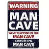 Vintage Humorous Bar Metal Sign Retro Wall Decor Tin Plate Poster