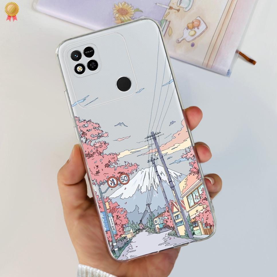 NEW Design For Cover Xiaomi Redmi 10A Case Cartoon Bumper Back Shockproof Soft TPU For Xiomi Redmi 10 10C A10 C10 Redmi10 A Bag