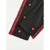 New men's row buckle spelling plaid webbing casual trousers straight trousers outdoor trousers men's new
