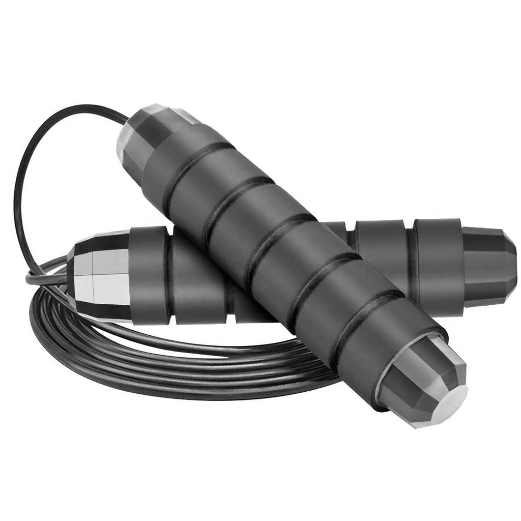 

Профессиональные скакалки для скоростных тренировок по кроссфиту, ММА, бокс, домашний тренажерный зал, фитнес-оборудование для мужчин, женщин и детей чёрный