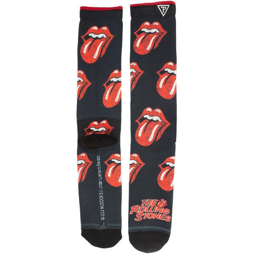 The Rolling Stones Unisex Adult Repeat Logo Crew Socks