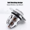 Drain Stopper Pop-Up Bounce Core Basin Drain Filter Bathroom Shower Sink Filter Plug Hair Catcher Strainer Hardware Accessories