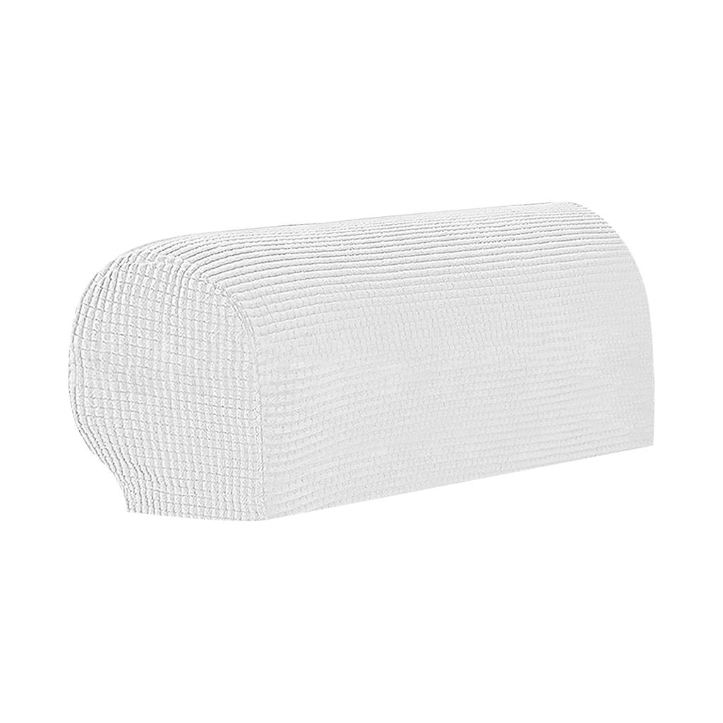 Stretch Fabric Sofa Armrest Covers 2 Pack Elastic Slipcover for Protecting Furniture from Dirt and Wear Durable Material