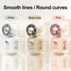 Mini Handheld Fan Transparent Cyber Portable Small Fan with Digital Display 3