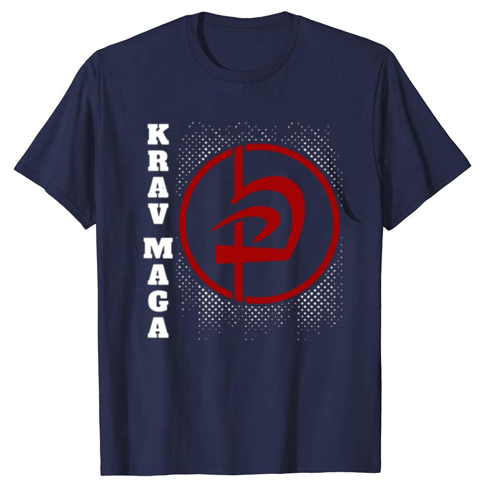 Funny Krav Maga Israeli Self Defense System Graphic T-shirts Fashion Casual Tshirt 100% Cotton Loose Oversized T Shirt Unisex