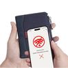 Men's Baellerry European & American Business Anti-Theft Card Holder Wallet with Zipper Coin Purse.