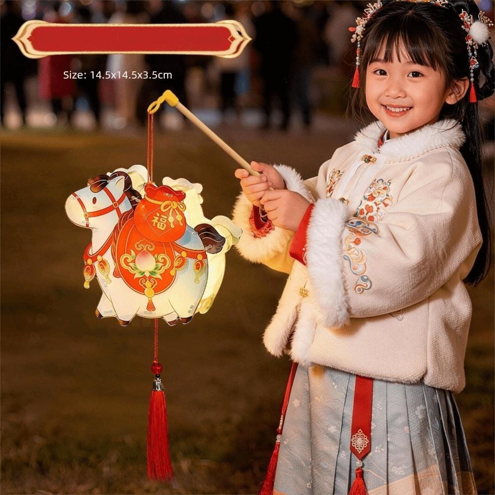 Waterproof DIY Material Package Ancient Style Hand held Luminous Lantern China-Chic Design Luminous Feature