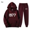 ESSENTIALS 1977 Trendy Fleece Hoodie Set - Unisex Loose Fit Sweatshirt