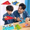 36Pcs Children Creative Origami Paper Planes Folding Diy Parent-Child Full Color Handicraft Toy Aircraft Educational Toy