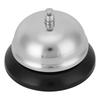 Silver Desk Service Bell Loud and Clear Ring Table Caller Dinner Call Bell  Kitchen/Restaurant