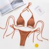 Costume da bagno donna bikini a forma di amore sexy con scollo all'americana Costume da bagno femminile Costume da bagno a due pezzi Costume da bagno da bagno con taglio alto Swim Lady