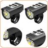 LED Bicycle Front Light High Brightness Bike Flashlight Dual Light Source Bicycle Head Light Intelligent Sensor for Night Riding
